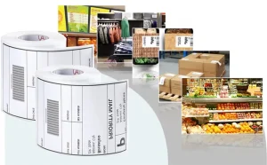 Adhesive Thermal Sticker Paper Blank Thermal Self Adhesive Label Printing Paper