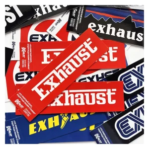 Advertising Use Waterproof Add Brand Logo Information Easy Peel Kiss Cut Sticker White Vinyl Stickers for Promotion