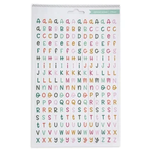 Alphabet Paper Stickers for Scrapbooking