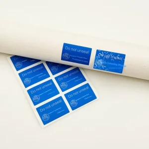 Anti counterfeit Anti photography Tamper Evident Self Adhesive Seal Sticker for Phone