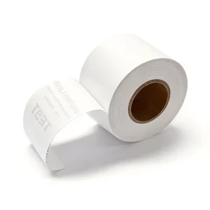 BPA Free Linerless Label Thermal Roll 80mm Heat Resistant No Backing Paper Shipping Sticker for Food Cake Packing Labels