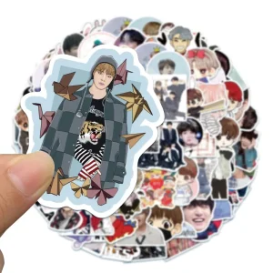 Beautiful Practical Waterproof Stickers Customized with Vinyl Flash Holographic Logo Clear Personalized UV Printing Stickers