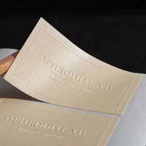 Beauty Product Brands Source Custom Shape 3d Embossed Stickers Manufacturer Cotton Paper Adhesive Label For Logo Printing