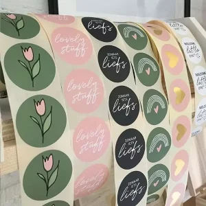 Best Selling Weatherproof Waterproof Self Adhesive Labels Die Cut Stickers Mixed Style Custom Logo Vinyl Stickers