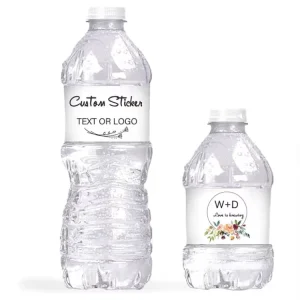 Beverage Bottle Label Pvc Bottle Water Sticker Drink Label Water Bottle Labels Custom Labels for Bottles