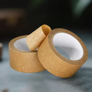 Biodegradable Paper Packing Tape Natural Rubber Adhesive Writable Printable Carton Sealing Tape For Packaging And Labeling