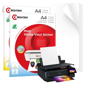 Branding Stickers Glossy White PP for Packaging Printers and Dealers private label sticker