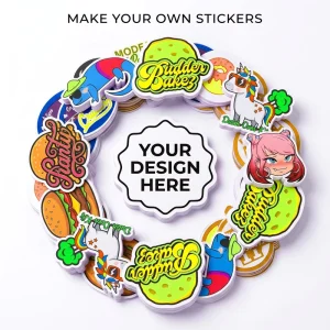 Budget Mirror Finish Laser Die Cut Stickers Water Resistant Vinyl Decals for Auto Bumper Notice Business