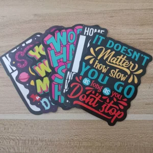 CUSTOM DIE CUT STICKERS