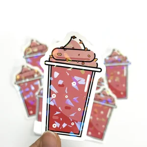 Cartoon Anime Custom Die Cut Vinyl Stickers Holographic Stickers PU Stickers with Your Own Design