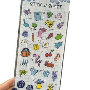Cartoon Anime Sticker DIY Craft Decoration Waterproof Vinyl Decal for Kids Teen Notebook Cup Flask Scrapbooking Wall Decor