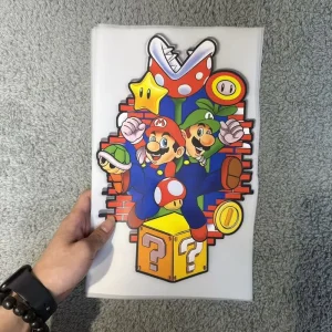 Cartoon Character Cold Transfer Printing Heat Transfer Vinyl Plastisol Stickers for Clothing Eco Friendly