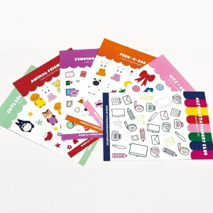 Cartoon Cute Stickers DIY Decorative Decals Self Adhesive Waterproof Stickers for Notebook Diary Journal Computer Toy Gift