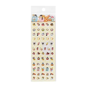 Cartoon PVC Sticker Colorful Decoration Waterproof Vinyl Animals Decals for Kids Luggage Bottle