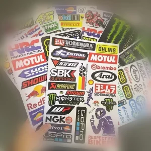 Cartoon Waterproof PVC Helmet Luggage Sticker Modified Car Decal for Motorcycles Scooters Electric Cars Wall