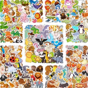 Cartoon Zoo Sticker Paper for Labels Small for Gift Sticker Paper Customized