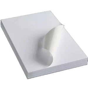 Cast Coated Artpaper 16GSM Strong Glue Printable A3 A4 Self White Sticker Paper Water Activated Hot Melt for Labels