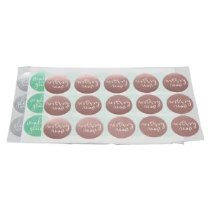 Children Cute Cartoon Adhesive Vinyl Label Branded Custom logo Christmas Sticker Reward Stickers for Teachers