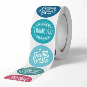 Children’s Encouragement Cartoon Style Toy Stickers Vinyl Roll With Labels for Promotional Gifts