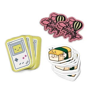 China Adhesive PVC Custom Die Cut Vinyl Stickers Printing Waterproof Cute Logo Design Cartoon Sticker