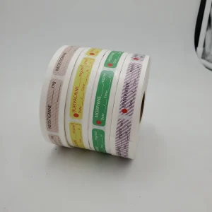 China Manufacturer Small Size Printing Permanent Adhesive Vinyl PVC Sticker Label Custom Printed Roll