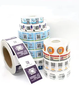 China Supplier Customizable Low Price Self adhesive Sticker Labels in Roll