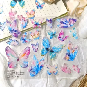 Clear Back Waterproof Printable Vinyl Self Adhesive Decorative Scene Sticker Sheets