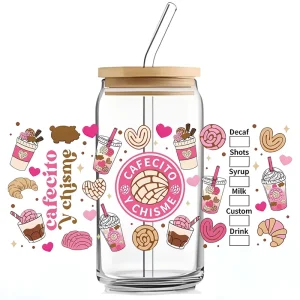 Clear Printing Professional Grade Comprehensive Series 3D Waterproof Eco Friendly UV DTF Cup Wrap Transfers Transfer Stickers