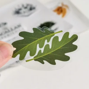 Clear Transparent Vinyl Stickers Weatherproof Die Cut Labels for Business Branding and Product Decoration