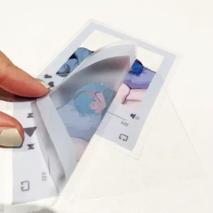 Clear Vinyl Waterproof UV Resistant PP Transparent Custom Die Cut Vinyl Stickers Clear LOGO Stickers