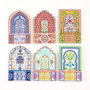 Collection of Various Colors Refrigerator Stickers 3D Exquisite Pattern Magnet
