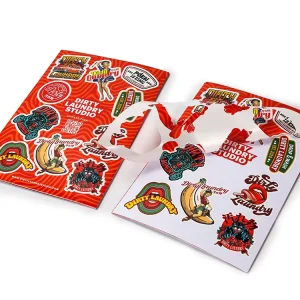 Colour Printing Waterproof Custom Brand Logo Label Vinyl Sticker Sheet Custom Logo Kiss Cut Sticker Sheet