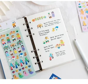 Creative Cute Kawaii Waterproof PVC Animal Sticker Holographic Stickers Custom