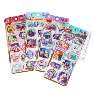 Cross border 3D Rocking Music Quicksand PVC Water Stickers Custom Creative Cartoon DIY Injection Stickers Children’s Decoration