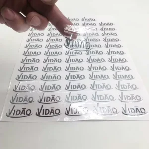 Cup 3D Waterproof Transferable Stickers Label Small Vinyl Logo Ink Custom Die Cut Transparent UV Transfer Sticker for Glass
