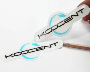 Custom 3D Epoxy Raised Flag Sticker Waterproof Bayer round Design with Silk Screen Printing for Promotional Gifts