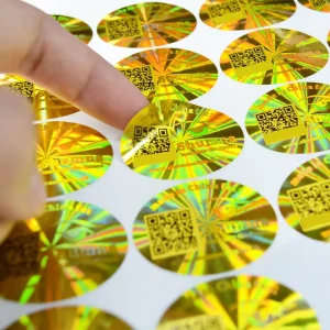 Custom 3D QR Code Hologram Sticker Anti Counterfeiting Label Manufacturer