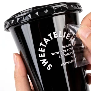 Custom 3D UV DTF Transfer Sticker Waterproof Embossed Logo Branding Transfer Decal for Bottle Mug Cup