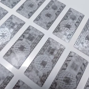 Custom 3d Stereo Tamper-Proof Security Label Sticker Holographic Micro-Nano Lens 3d Anti-Counterfeiting Label Sticker