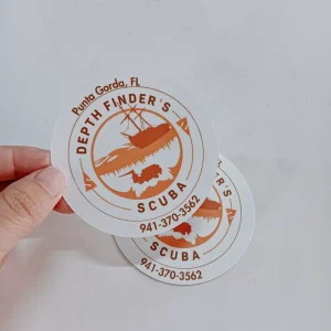 Custom 3inch Round Matte Waterproof Stickers Logo Die Cut Circle Packaging Self Adhesive Label for Promotion