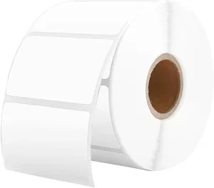 Custom 4×6 Inches Die Cut Self Adhesive Shipping Label Sticker Roll 100x150mm Waterproof Thermal Packaging Label for Promotion