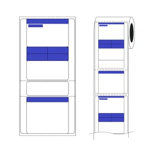 Custom 8″ x 4″ Prescription Direct Thermal Label Pharmacy Label