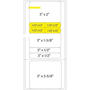 Custom 8″ x 4.5″ Prescription Direct Thermal Label Pharmacy Label