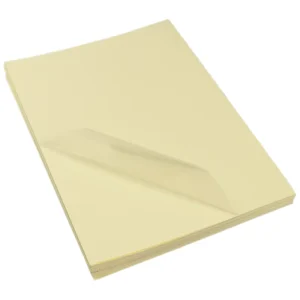 Custom A4 Size Clear Glossy Adhesive Sticker Paper Single Sided Waterproof for Carton Sealing