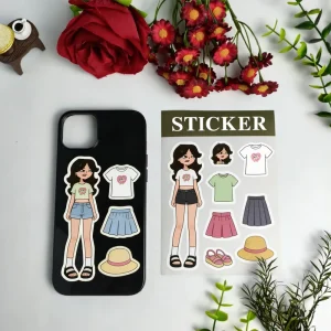 Custom A5 Stickers Sheets Printing Manufacture Kiss Cut Waterproof Vinyl Sticker Sheet With Lamination PT
