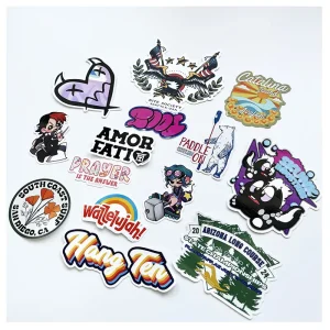 Custom Acceptable Different Logos Die Cut Custom Print Stickers Business Logo Stickers Sticker Logo Label for Brand