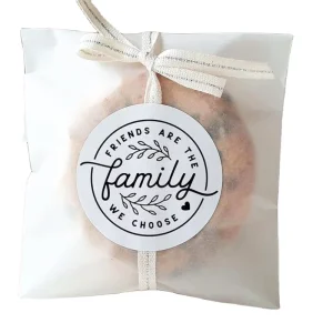 Custom Adhesive Gold Circular Label