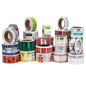 Custom Adhesive Labels PVC Waterproof Oil Proof Thermal Matte Silver Coated Color Printing Logo Stickers Corn Agriculture Custom