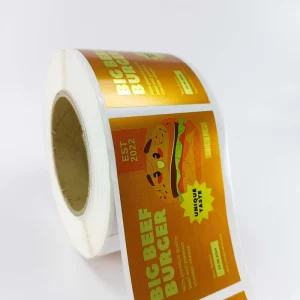 Custom Adhesive Packaging Labels Self adhesive Waterproof Vinyl Printable Packaging Labels Custom Logistics Labels