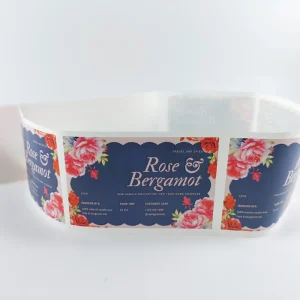 Custom Adhesive Packaging Labels Self adhesive Waterproof Vinyl Printable Packaging Labels Custom Logistics Labels